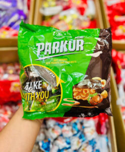 Kẹo Parkur Xanh Nga socola nhân caramen hạt phỉ, 500g
