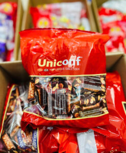 Kẹo socola Uniconf nhân caramen hạt phỉ đậu phộng , 500g
