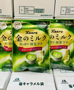 Kẹo trà xanh sữa Nhật Kanro Premium Matcha Tea & Milk Candy, 70g