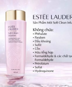 Nước hoa hồng Estee Lauder Soft Clean Infusion Hydrating Essence Lotion cho da khô và nhạy cảm, 400ml