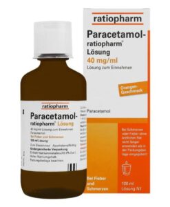 Siro giảm đau hạ sốt Paracetamol-ratiopharm Lösung, 100ml