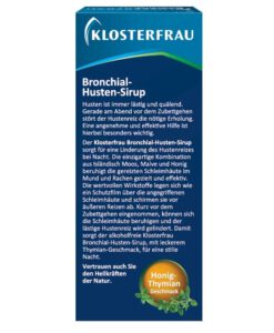 Siro trị ho KLOSTERFRAU Bronchial Husten Sirup, 100 ml