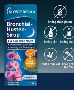 Siro trị ho KLOSTERFRAU Bronchial Husten Sirup, 100 ml
