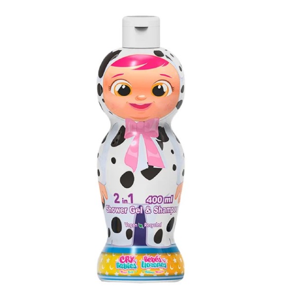 Sữa tắm gội hoạt hình 2in1 Air-Val International Cry Babies, 400ml Sữa tắm gội hoạt hình 2in1 Air-Val International Cry Babies, 400ml