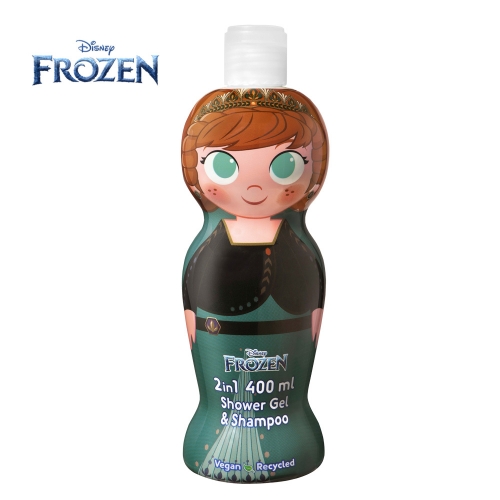 Sữa tắm gội hoạt hình 2in1 Air-Val International Frozen Anna, 400ml Sữa tắm gội hoạt hình 2in1 Air-Val International Frozen Anna, 400ml