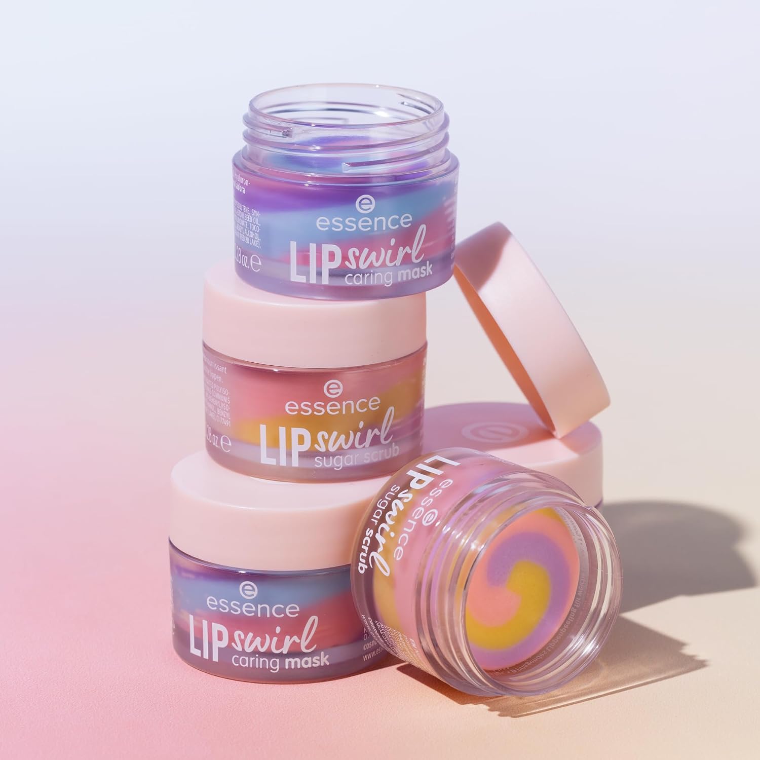 Tẩy da chết môi Essence Lip Swirl Sugar Scrub, 8g Tẩy da chết môi Essence Lip Swirl Sugar Scrub, 8g