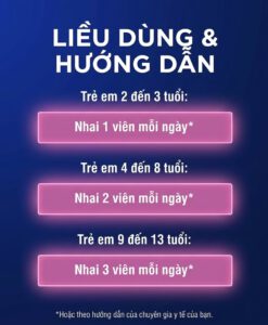 Viên nhai Ostelin Kids Calcium & Vitamin D3 bổ sung canxi và vitamin D3 cho trẻ em, 90 viên