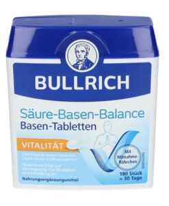 Viên uống BULLRICH Saure Basen Balance cân bằng axit bazơ, kiềm hóa cơ thể, 180 viên