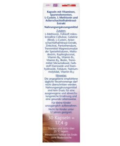 Viên uống Doppelherz Haar Intensiv + Biotin hỗ trợ mọc tóc, làm đẹp và khỏe tóc, 30 viên