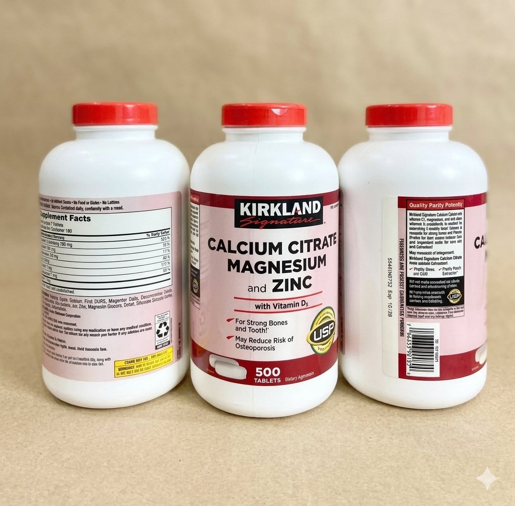 vien-uongViên uống Kirkland Signature Calcium Citrate Magnesium and Zinc with Vitamin D3, 500 viên-kirkland-signature-calcium-citrate-magnesium-and-zinc-with-vitamin-d3-500-vien-8 Viên uống Kirkland Signature Calcium Citrate Magnesium and Zinc with Vitamin D3, 500 viên