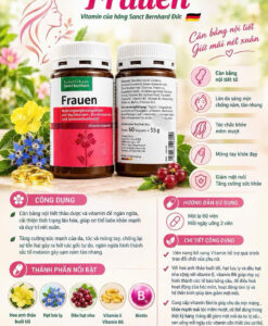 Viên uống nội tiết Sanct Bernhard Frauen Vitamin cân bằng nội tiết tố nữ, 60 viên