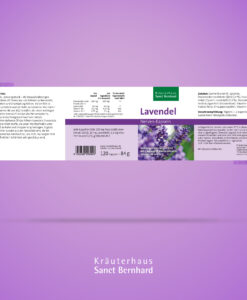 Viên uống Sanct Bernhard Lavendel Nerven-Kapseln hỗ trợ hệ thần kinh, giúp ngủ ngon, 120 viên