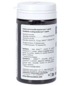 Viên uống Therascience Physiomance Vitamines D3 & K2 hỗ trợ hệ xương và hệ miễn dịch, 60 viên