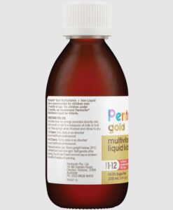 Vitamin tổng hợp Pentavite Gold Multivitamin + Iron Kids Liquid cho trẻ từ 1-12 tuổi, 200ml