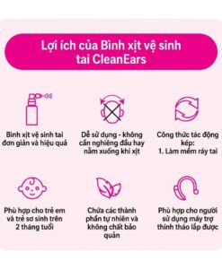 Xịt vệ sinh tai BioRevive Clean Ears Kids làm sạch tai, làm tan ráy tai, 30ml