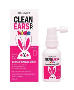 Xịt vệ sinh tai BioRevive Clean Ears Kids làm sạch tai, làm tan ráy tai, 30ml
