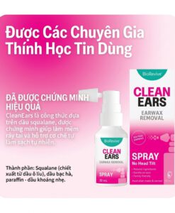 Xịt vệ sinh tai BioRevive Clean Ears Kids làm sạch tai, làm tan ráy tai, 30ml