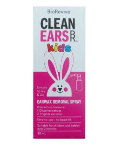 Xịt vệ sinh tai BioRevive Clean Ears Kids làm sạch tai, làm tan ráy tai, 30ml