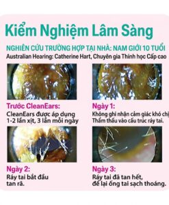 Xịt vệ sinh tai BioRevive Clean Ears Kids làm sạch tai, làm tan ráy tai, 30ml